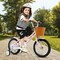 Pink Carbon Steel Kids Bike with Rubber Wheels, Handbrake and Training Wheels